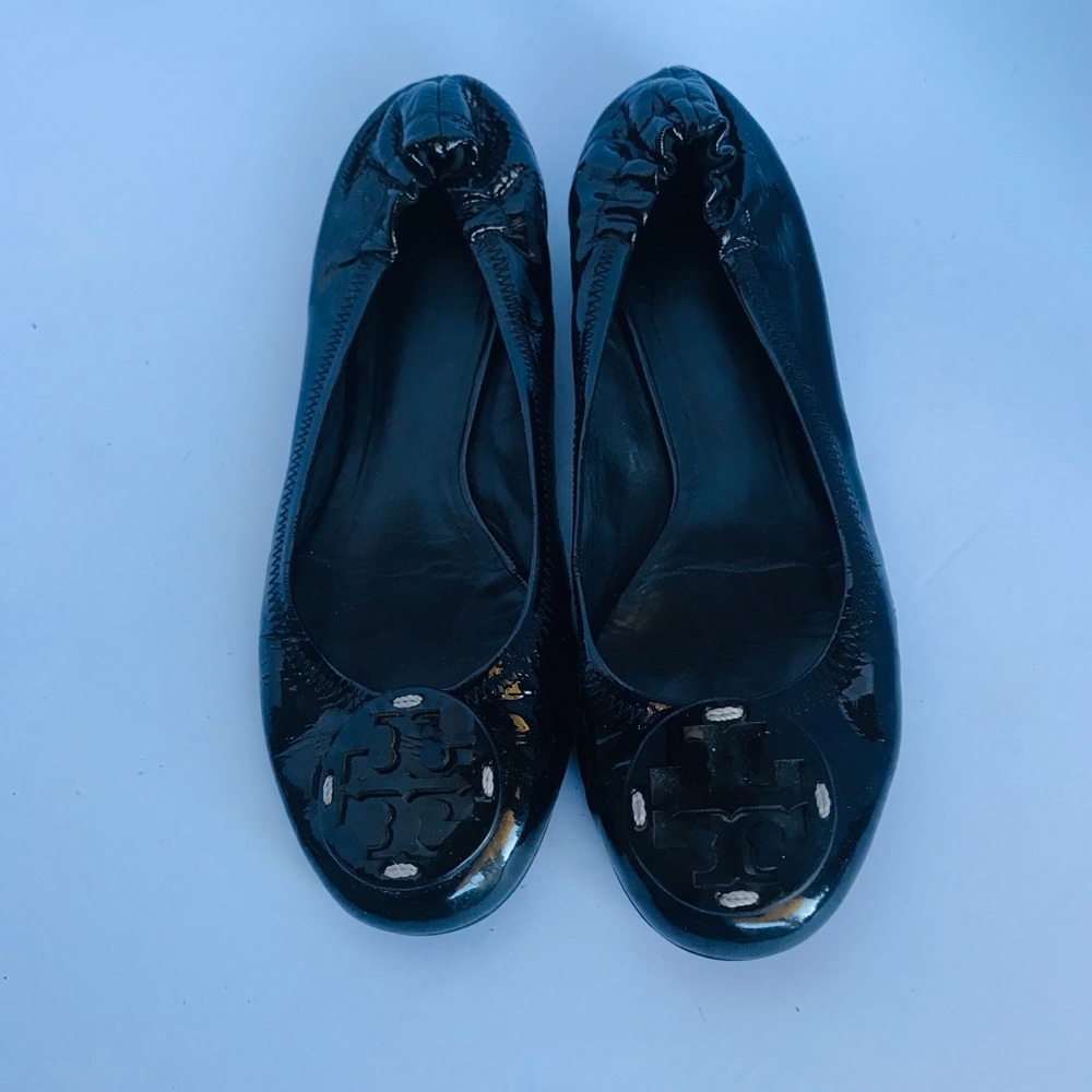 Tory Burch patent leather Black Ballet Flats - Picture 3 of 5